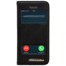 COMMANDER DOUBLE WINDOW fr Apple iPhone 5/ 5S / SE - Black
