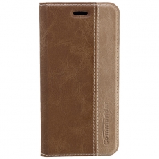 COMMANDER BOOK CASE fr Apple iPhone 6 - Gentle Brown