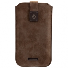 COMMANDER MILANO XXL5.2 - Nubuk Gray - z.B. f�r Samsung Galaxy S5/ Sony Xperia Z /HTC One (M8)