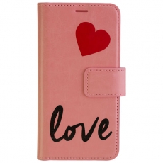 URBAN IPHORIA Book & Cover LOVE f�r Samsung Galaxy S7 - Pink