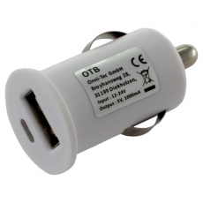 OTB KFZ-Ladeadapter USB - 1A - wei - TINY