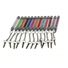 OTB Stylus-Eingabestift Strass mit Soft Tip-Spitze und 3,5mm Staubschutzstpsel - Set mit 13 Stck