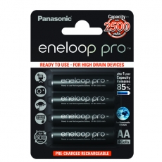 Panasonic eneloop Pro Akku AA - 4er-Blister (BK-3HCDE/4BE)