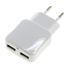 OTB Ladeadapter USB - 2,1A 2-Port Multiadapter mit Auto-ID - wei