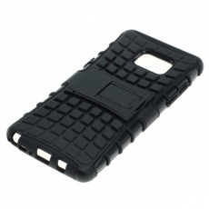 OTB Shockproof Case mit Stnder kompatibel zu Samsung Galaxy Note 7 SM-N930 schwarz