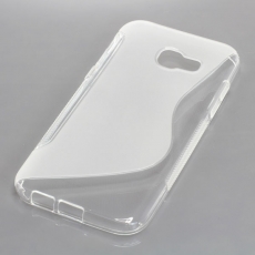 OTB TPU Case kompatibel zu Samsung Galaxy A5 (2017) S-Curve transparent