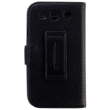 COMMANDER BOOK CASE ELITE f�r Samsung Galaxy S3 - Black
