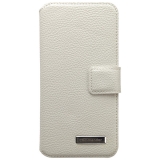 COMMANDER BOOK CASE für Apple iPhone 6 / 6S - Leather White