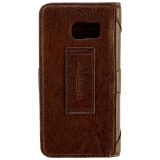 COMMANDER BOOK CASE Venice Brown f�r Samsung Galaxy S6 Edge