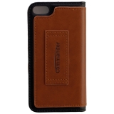 COMMANDER Book Case COMBI fr Apple iPhone 5 / 5S / SE - Brown