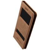 COMMANDER DOUBLE WINDOW fr Apple iPhone 6S Plus - Nubuk Brown