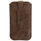 COMMANDER MILANO XXL5.2 - Nubuk Gray - z.B. f�r Samsung Galaxy S5/ Sony Xperia Z /HTC One (M8)