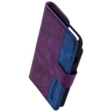 COMMANDER BOOK CASE ELITE für Apple iPhone 7 / iPhone 8 - Purple/Blue