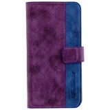 COMMANDER BOOK CASE ELITE für Apple iPhone 7 Plus / iPhone 8 Plus - Purple/Blue