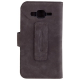 COMMANDER BOOK CASE ELITE f�r Samsung Galaxy J5 (2016) - Nubuk Gray