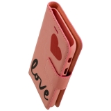 URBAN IPHORIA Book & Cover LOVE f�r Samsung Galaxy A3 (2017) - Pink