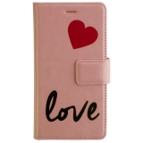 URBAN IPHORIA Book & Cover LOVE f�r Samsung Galaxy J3 (2017) - Pink
