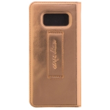 CARPE DIEM Book Case f�r Samsung Galaxy S8 - Metallic Rose Gold