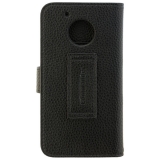 COMMANDER BOOK CASE ELITE fr Lenovo Moto G5 - Black