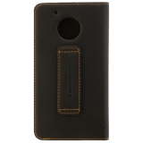 COMMANDER BOOK CASE fr Lenovo Moto G5 - Gentle Black