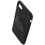 PETER J�CKEL Finger Loop Cover Carbon Style f�r Apple iPhone 7 / 8 - Black