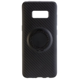 PETER J�CKEL Finger Loop Cover Carbon Style f�r Samsung Galaxy S8 - Black