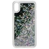 URBAN STYLE Back Cover GLAMOUR BLACK FRAME fr Apple iPhone X - Gold