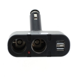 OTB KFZ-Adapter / Verteiler Zigarettenanznder - Stecker auf 2x Kupplung + USB