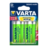 Varta Akku Rechargeable Accu Mono D Ready 2 Use NiMH 3000mAh 56720 - 2er-Blister