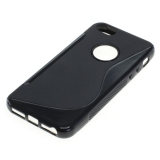 OTB TPU Case kompatibel zu Apple iPhone 5 / iPhone 5S / iPhone SE S-Curve schwarz