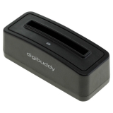 digibuddy Akkuladestation 1301 kompatibel zu Sony BA600 - schwarz