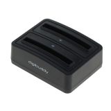 digibuddy Akkuladestation 1302 Dual kompatibel zu Samsung B500AE - schwarz