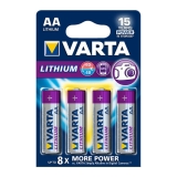Varta Batterie Professional Lithium AA Mignon 2900mAh 6106 - 4er-Blister