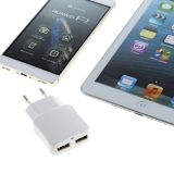 OTB Ladeadapter USB - 2,1A 2-Port Multiadapter mit Auto-ID - wei