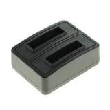 OTB Akkuladestation 1302 Dual kompatibel zu Rollei DS-SD20 - schwarz