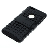 OTB Shockproof Case mit Ständer kompatibel zu Apple iPhone 6 Plus / 6S Plus schwarz