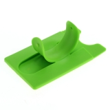 OTB Silikon Card Case f�r Smartphones - St�nderfunktion - hellgr�n