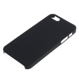 OTB PC Case kompatibel zu Apple iPhone 5 / iPhone 5S / iPhone SE - Sandstruktur - schwarz