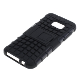 OTB Shockproof Case mit Stnder kompatibel zu Samsung Galaxy S7 SM-G930 schwarz