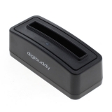 digibuddy Akkuladestation 1301 kompatibel zu Samsung BJ100CBE - schwarz