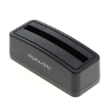 digibuddy Akkuladestation 1301 kompatibel zu Samsung BG530BBE - schwarz