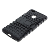 OTB Shockproof Case mit Stnder kompatibel zu Huawei P9 Lite schwarz