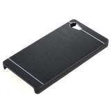 OTB Backcover kompatibel zu Sony Xperia Z5 Compact Metall schwarz