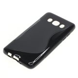 OTB TPU Case kompatibel zu Samsung Galaxy J5 (2016) SM-J510 S-Curve schwarz