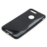 OTB TPU Case kompatibel zu Apple iPhone 7 Plus / iPhone 8 Plus S-Curve schwarz