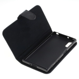 OTB Tasche (Kunstleder) f�r Sony Xperia XZ Bookstyle schwarz
