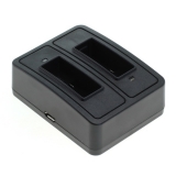 OTB Akkuladestation 1302 Dual kompatibel zu GoPro AABAT-001 - schwarz