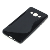 OTB TPU Case kompatibel zu Samsung Galaxy J3 (2017) S-Curve schwarz